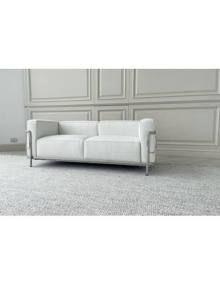 LC3 Fauteuil Grand Confort, Grand Modèle White Sofa (Expo Offer) Cassina - 10