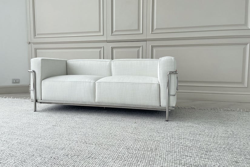 Divano LC3 Fauteuil Grand Confort, Grand Modèle bianco (Offerta Expo) Cassina - 10