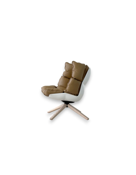 Husk Brown Leather Armchair (Expo Offer) B&B Italia - 6