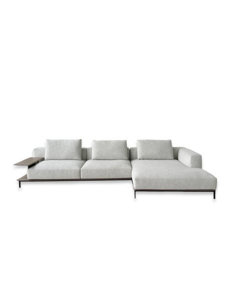 Canapé Brera en tissu taupe (Offre Expo) Poliform - 9