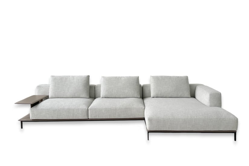 Canapé Brera en tissu taupe (Offre Expo) Poliform - 9