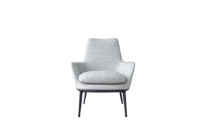 Fauteuil Caratos en tissu gris (Offre Expo) Maxalto - 6