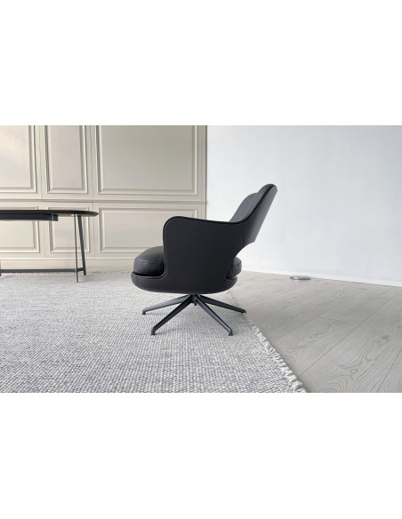 Poltrona Eliseo in pelle marrone (Offerta Expo) Flexform - 2