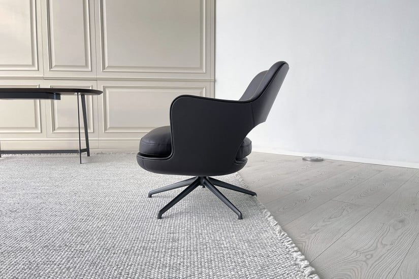 Fauteuil Eliseo en cuir marron (Offre Expo) Flexform - 2