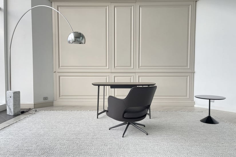 Poltrona Eliseo in pelle marrone (Offerta Expo) Flexform - 5