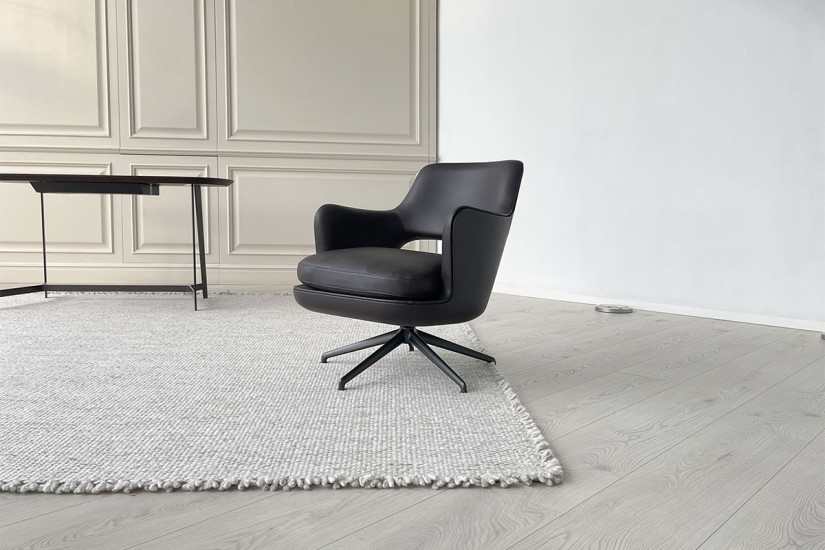 Fauteuil Eliseo en cuir marron (Offre Expo) Flexform - 6