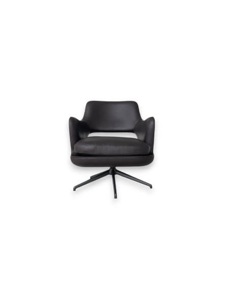 Fauteuil Eliseo en cuir marron (Offre Expo) Flexform - 7