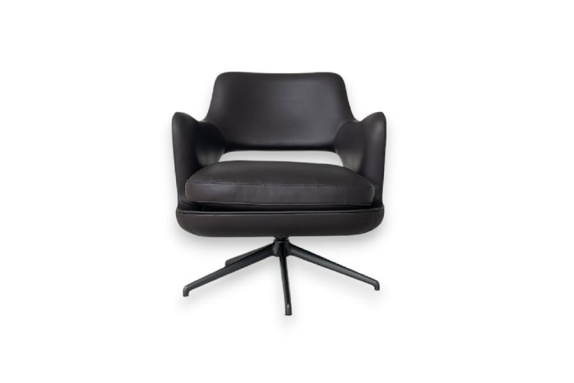 Fauteuil Eliseo en cuir marron (Offre Expo) Flexform - 7