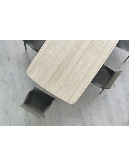 Tavolo Monolith in travertino (Offerta Expo) Poliform - 6