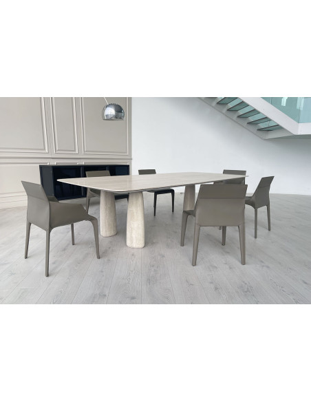 Tavolo Monolith in travertino (Offerta Expo) Poliform - 2