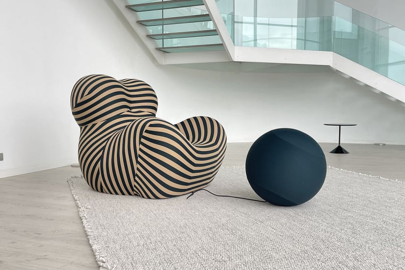 Up 50 Armchair in Two-Tone Fabric (Expo Offer) B&B Italia - 3