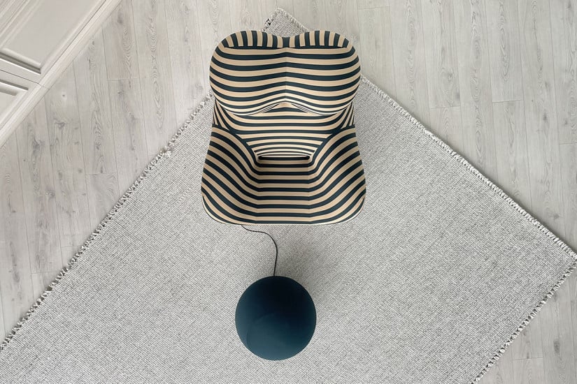 Up 50 Armchair in Two-Tone Fabric (Expo Offer) B&B Italia - 7