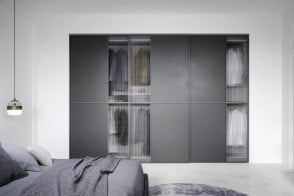 Layer Sliding Doors Wardrobe Novamobili - 5 2