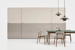 Middle Sliding Doors Wardrobe Novamobili - 3 2