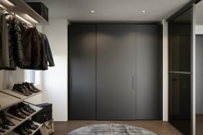Thick Sliding Doors Wardrobe Novamobili - 3 2