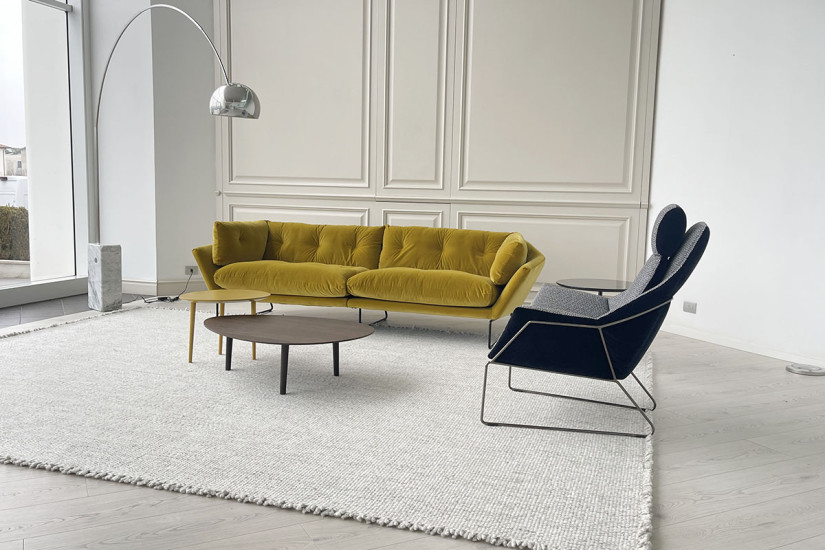 Divano New York Suite in velluto giallo (Offerta Expo) Saba - 4