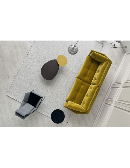 New York Suite Yellow Velvet Sofa (Expo Offer) Saba - 6