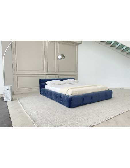 Tufty-Bed in blue fabric B&B Italia - 2
