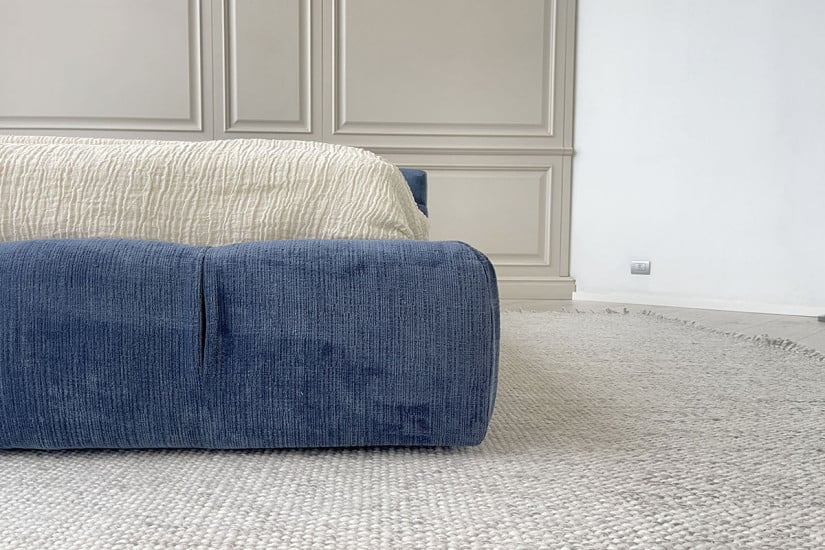 Letto Tufty-Bed in tessuto blu B&B Italia - 4