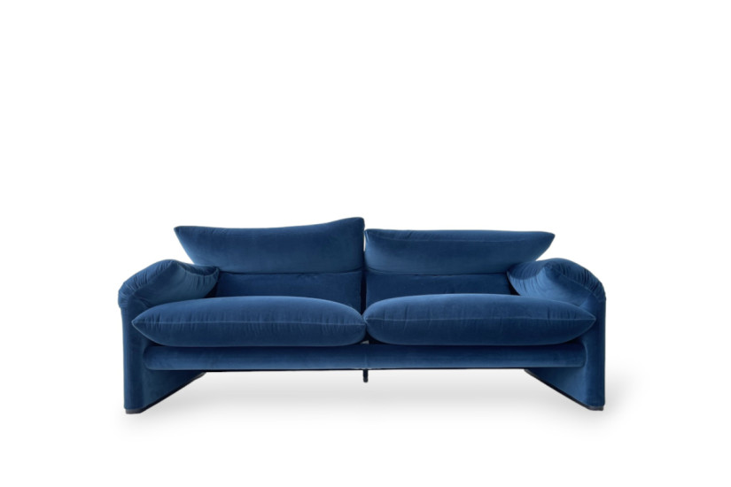 Maralunga Maxi Blue Sofa (Expo Offer) Cassina - 9