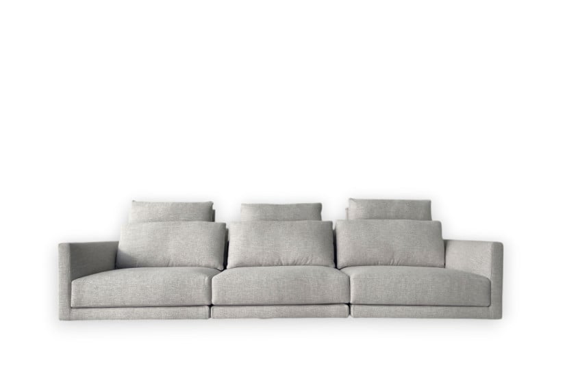 Canapé Bristol 4 places gris (Offre Expo) Poliform - 6