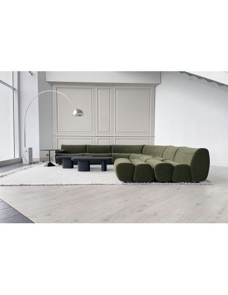 Divano Ernest in tessuto verde (Offerta Expo) Poliform - 1