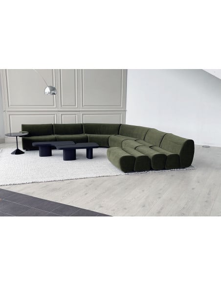 Divano Ernest in tessuto verde (Offerta Expo) Poliform - 3