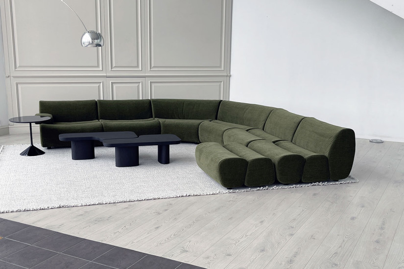 Ernest Green Fabric Sofa (Expo Offer) Poliform - 3