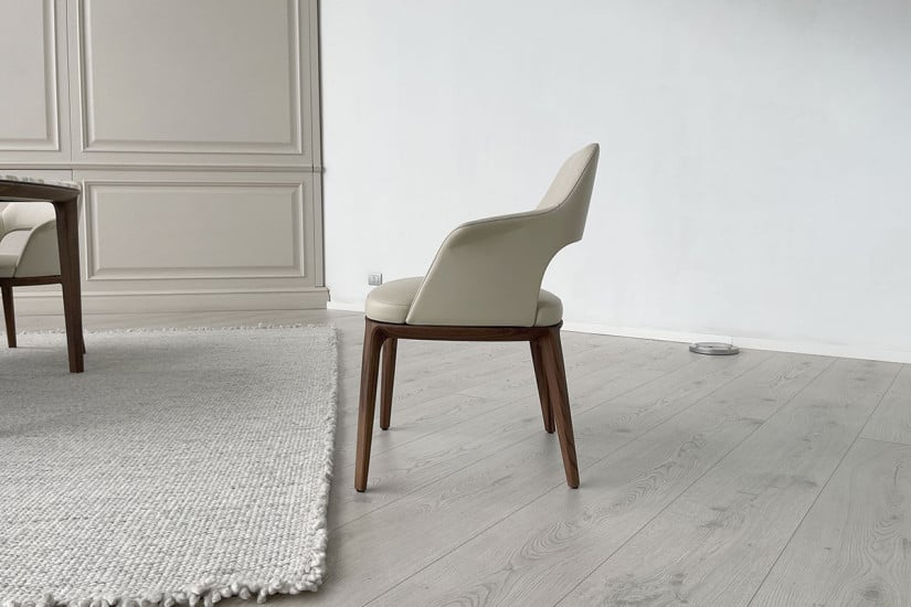Sedia Sophie Lite in pelle beige (Offerta Expo)  - 3