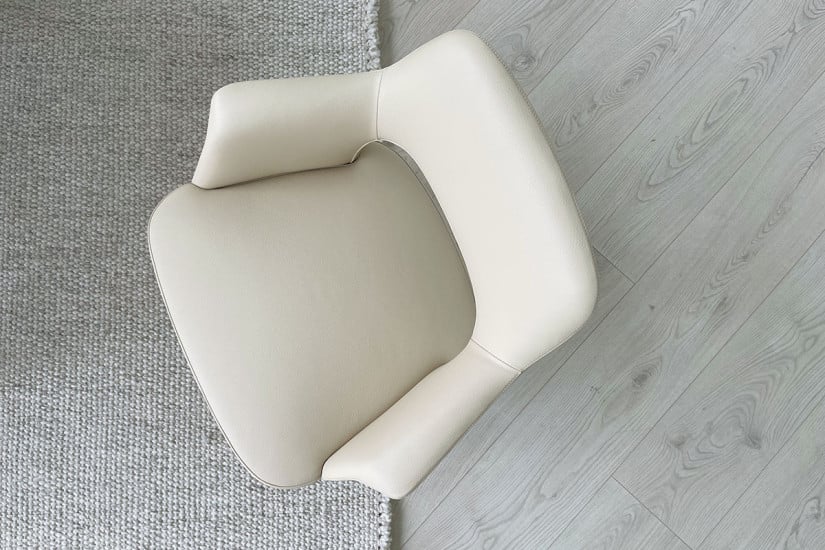 Sedia Sophie Lite in pelle beige (Offerta Expo)  - 5