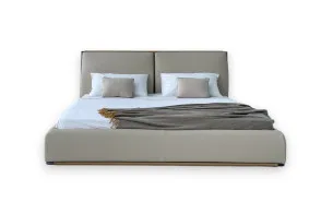 Letto Adam in pelle beige (Offerta Expo) Giorgetti - 7