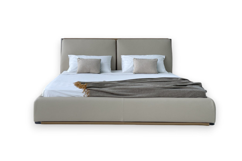 Letto Adam in pelle beige (Offerta Expo) Giorgetti - 7