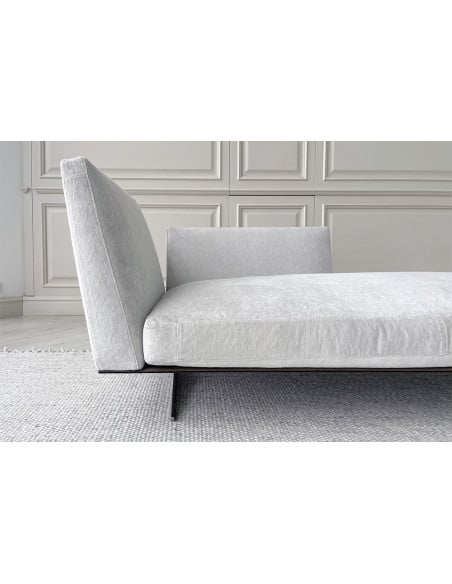 Dormeuse en tissu blanc (Offre Expo) - 4