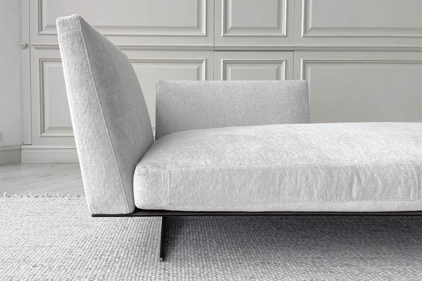 Dormeuse Evergreen in tessuto bianco (Offerta Expo) Flexform - 4