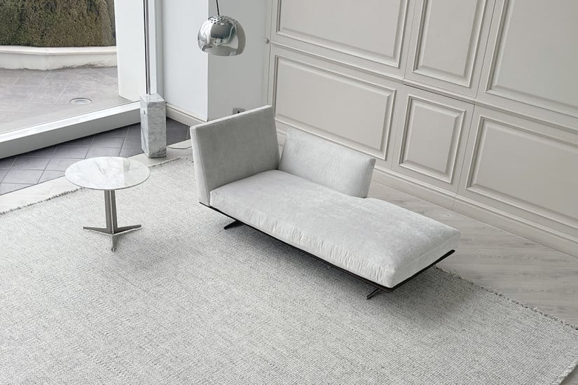 Dormeuse Evergreen in tessuto bianco (Offerta Expo) Flexform - 5