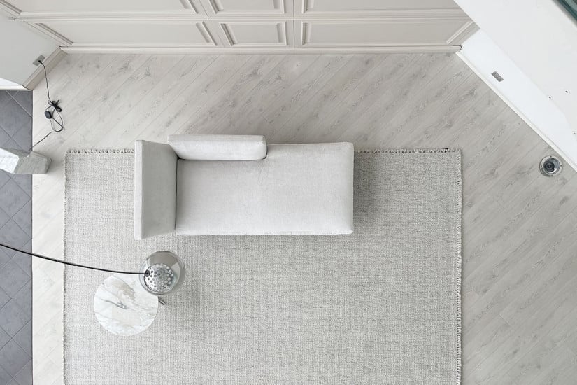 Dormeuse en tissu blanc (Offre Expo) - 7