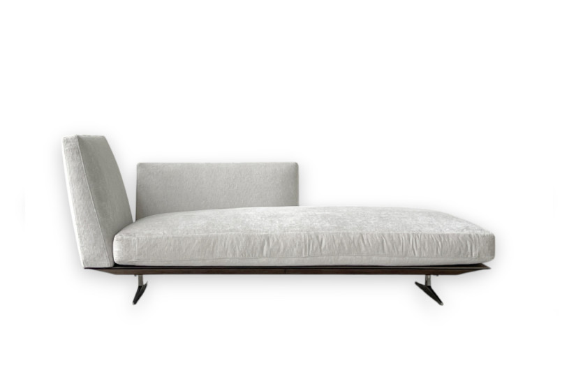 Evergreen White Leather Dormeuse (Expo Offer) Flexform - 8