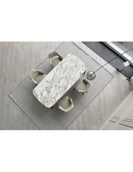 Tavolo Henry in marmo Calacatta (Offerta Expo) Poliform - 3