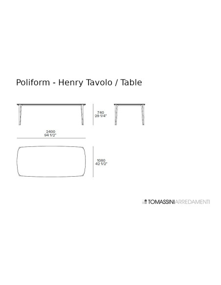 Table Henry en marbre Calacatta (Offre Expo) Poliform - 8