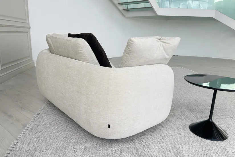 Divan Saint-German boomerang en tissu (Offre Expo) Poliform - 3