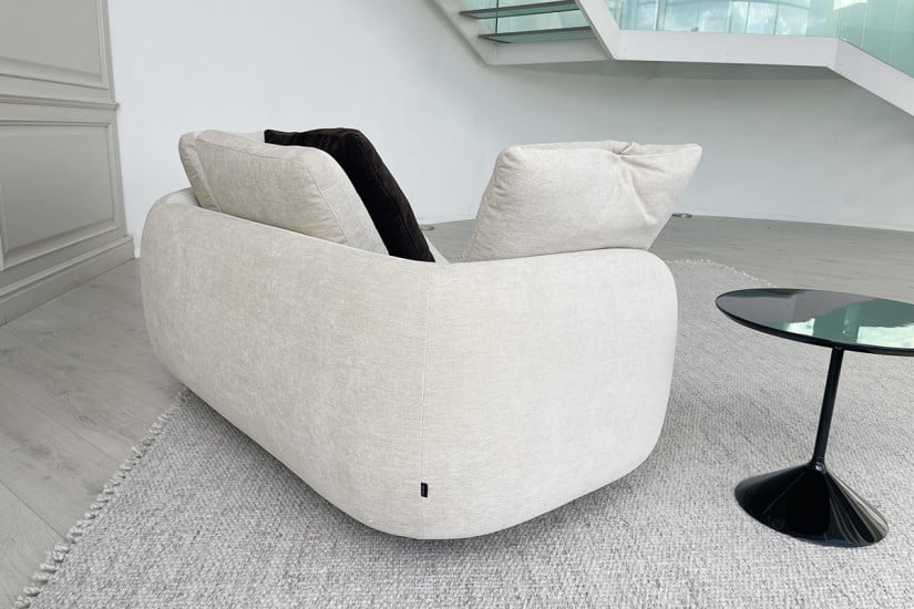 Saint-German Boomerang Sofa in Fabric (Expo Offer) Poliform - 3