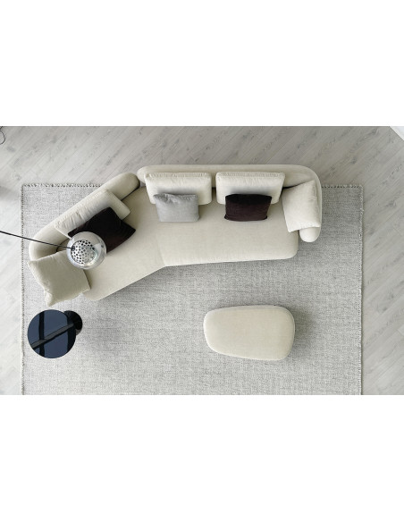 Saint-German Boomerang Sofa in Fabric (Expo Offer) Poliform - 5