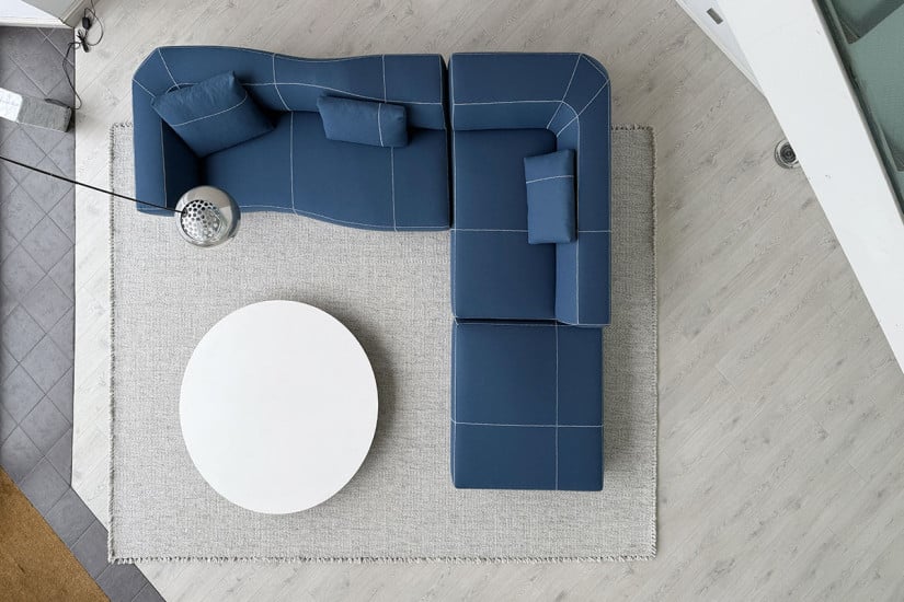 Divano Bend blu (Offerta Expo) B&B Italia - 5
