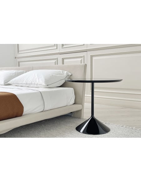 Chemise Bed in beige leather (Expo Offer) Living Divani - 4