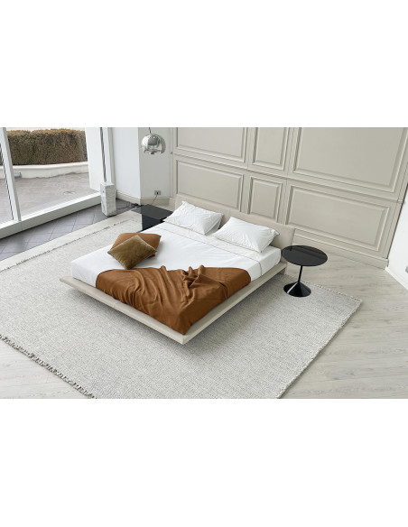 Lit Chemise en cuir beige (Offre Expo) Living Divani - 2