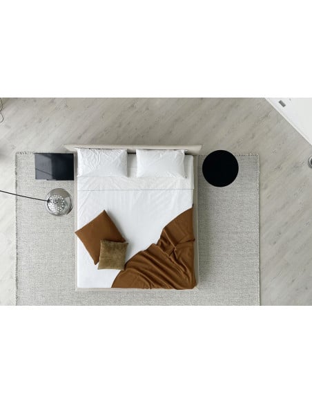 Chemise Bed in beige leather (Expo Offer) Living Divani - 3