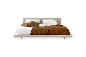 Chemise Bed in beige leather (Expo Offer) Living Divani - 6