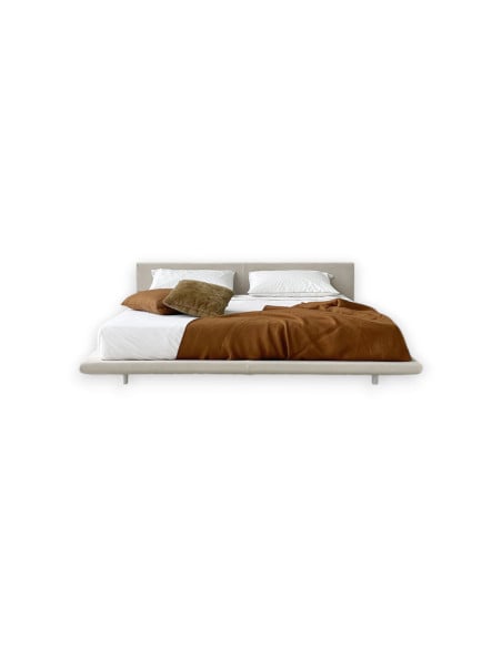 Chemise Bed in beige leather (Expo Offer) Living Divani - 6