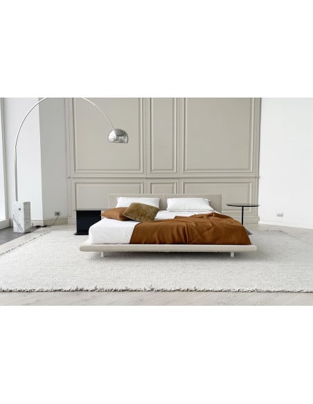 Lit Chemise en cuir beige (Offre Expo) Living Divani - 1