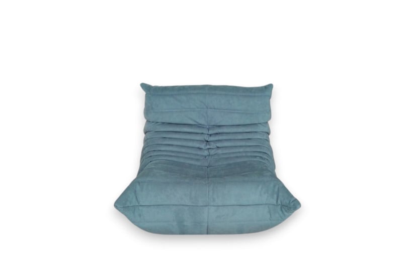 Togo Blue Armchair (Expo Offer) Ligne Roset - 6